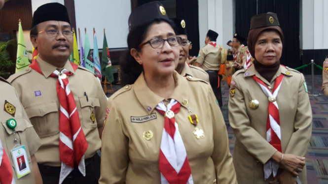 Menteri Kesehatan Republik Indonesia, Nila Moeloek.