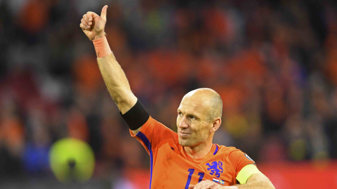 Tidak Lolos Piala Dunia 2018, Arjen Robben Pensiun