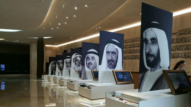 Tujuh penguasa yang sepakat bersatu mendirikan Uni Emirat Arab