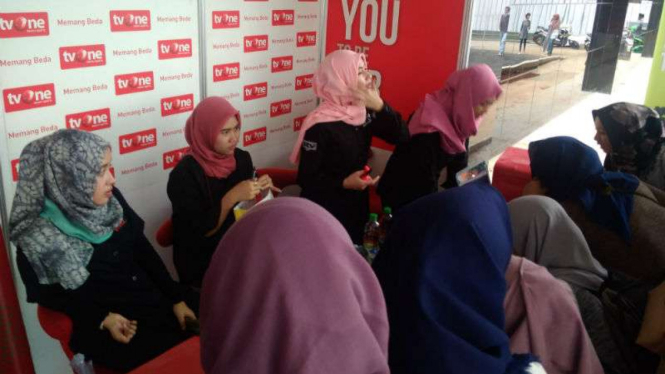 Booth career dari VIVA Group di Acara VIVA Media Youth Festival Kampus Keren