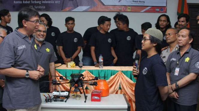 Robot 'anti ganja' karya mahasiswa Aceh