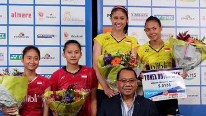 Rizki Amelia Pradipta/Della Destiara Haris juara Dutch Open 2017