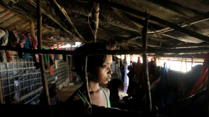 Kamp pengungsi Rohingya di Cox's Bazar, Bangladesh