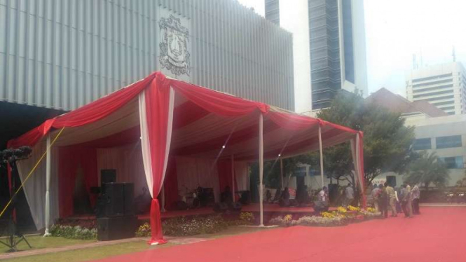 Tampak depan Balai Kota Jakarta (Foto Ilustrasi).