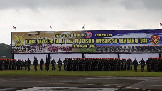 Komando Pasukan Khas (Kopaskhas) TNI AU di Lanud Adisutjipto, Yogyakarta