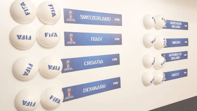 Pot pengundian play off Piala Dunia 2018 zona Eropa