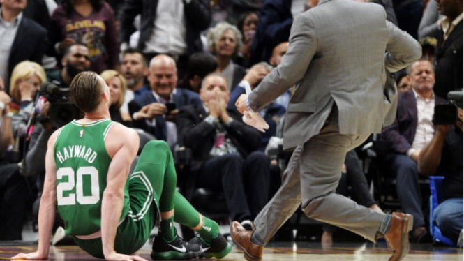 Cedera bintang Boston Celtics, Gordon Hayward