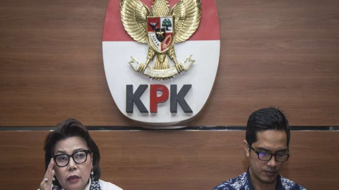 Wakil Ketua KPK Basaria Panjaitan dan Jubir KPK Febri Diansyah