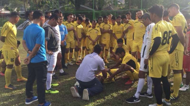 Simulasi penanganan cedera Semen Padang