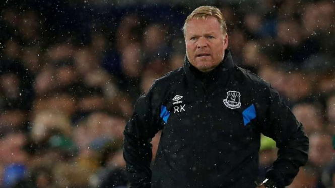 Ronald Koeman saat menangani Everton.