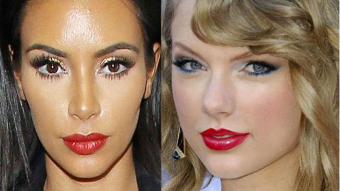 Kim Kardashian dan Taylor Swift 