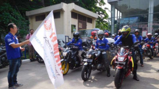 Bogor 'Diserbu' Komunitas Motor, Ribuan Orang