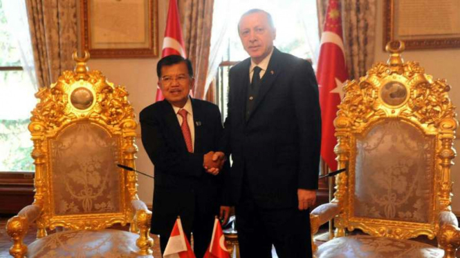 Wapres Jusuf Kalla dan Presiden Turki Erdogan