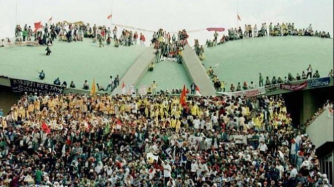 Aksi mahasiswa 1998 | Foto Istimewa