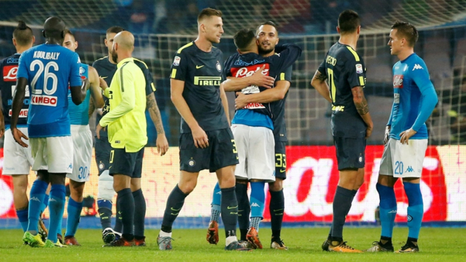 Pertandingan Napoli vs Inter Milan