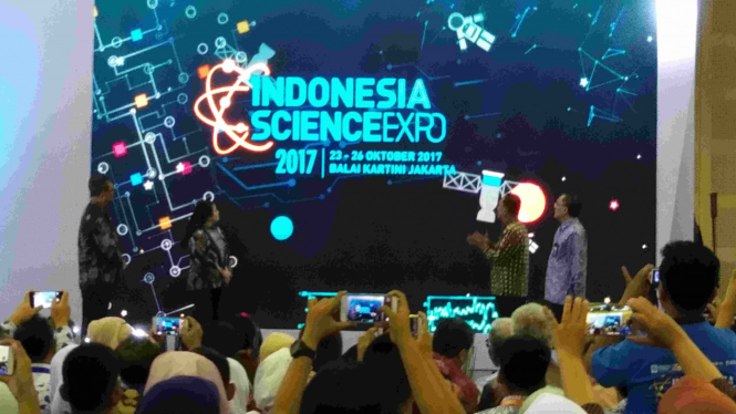 Pembukaan Indonesia Science Expo 2017, di Balai Kartini, Jakarta