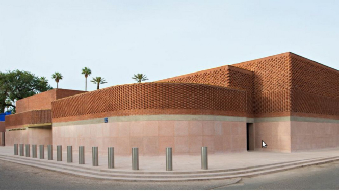 Musee Yves Saint Laurent Marrakech.