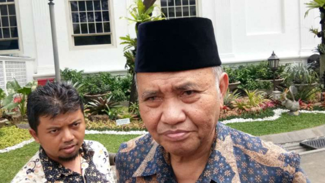 Ketua KPK Agus Rahardjo di Istana Negara