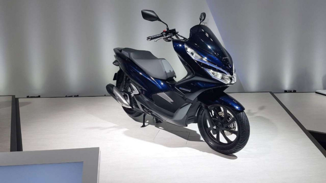 Honda PCX Hybrid di Tokyo Motor Show Jepang, akhir Oktober 2017.