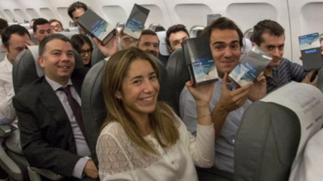 Penumpang Iberia Airlines mendapat Galaxy Note 8