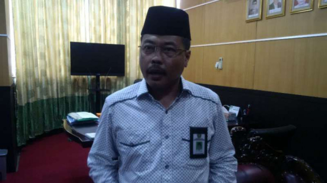 Kepala Kantor Wilayah Kementerian Agama Sumatera Selatan, M Alfajri Zabidi, di Palembang pada Rabu, 25 Oktober 2017.