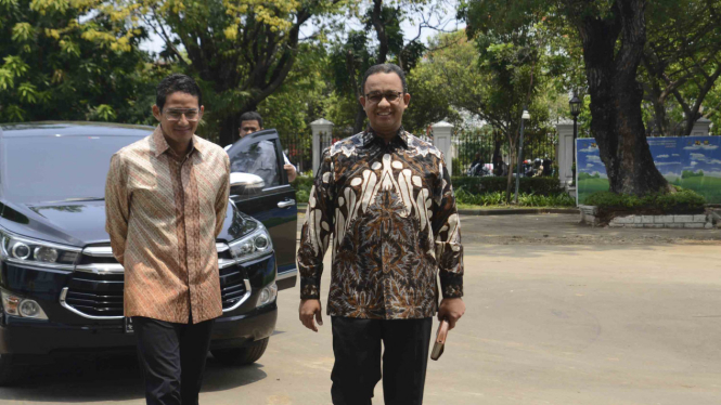 Melihat Pertemuan Anies-Sandi dengan Presiden Jokowi