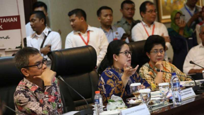 Menteri Koordinator Bidang Pembangunan Manusia dan Kebudayaan Puan Maharani