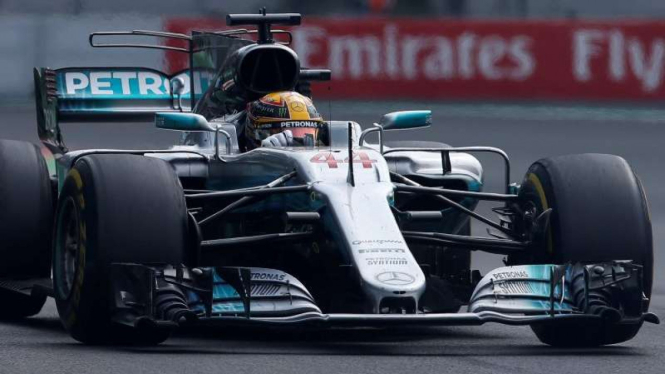 Lewis Hamilton, pembalap F1 Mercedes.