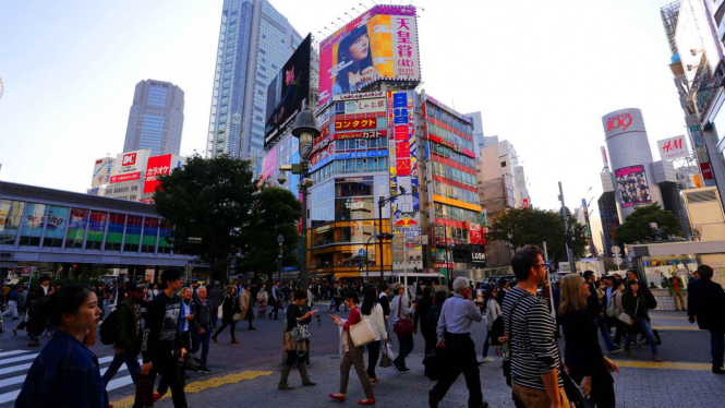 Kota Tokyo, Jepang.