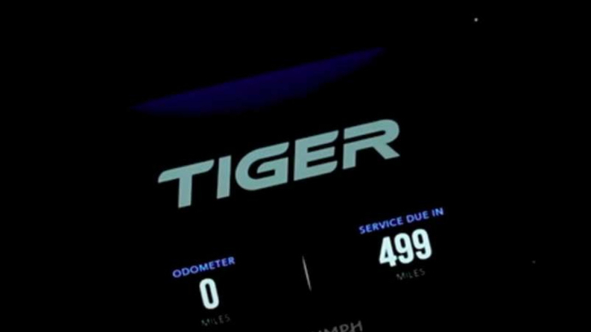 Teaser Triumph Tiger terbaru yang akan dirilis 6 November 2017 mendatang.