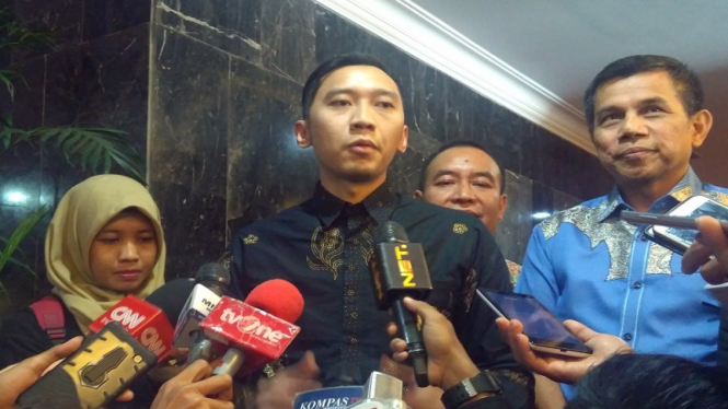 Ketua Fraksi Partai Demokrat Edhy Baskoro Yudhoyono