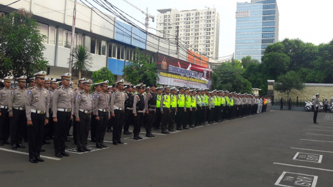 Apel Korlantas Polri dalam Operasi Zebra 2017