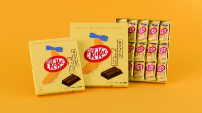 Kit Kat rasa pisang.