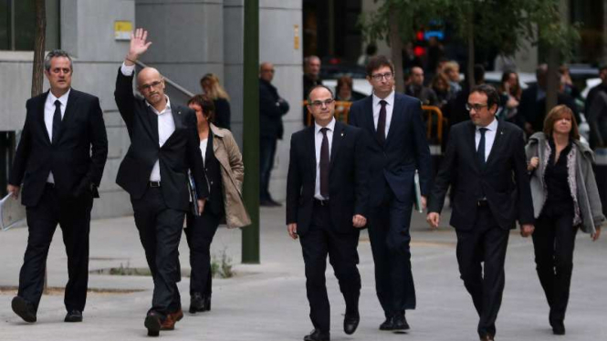 Para politikus Catalunya yang didakwa pasal pemberontakan oleh Spanyol
