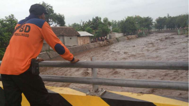 Banjir bandang di Probolinggo. (Foto ilustrasi).