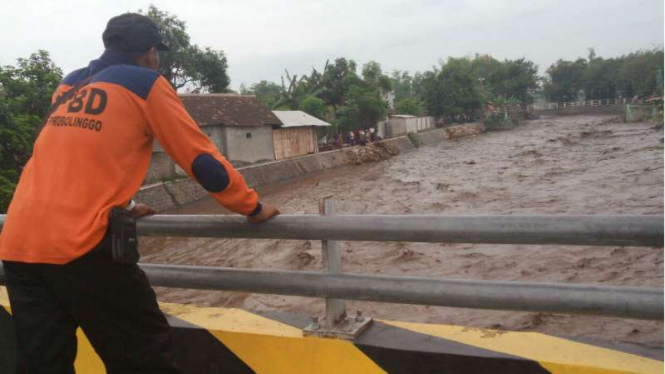 Banjir bandang di Probolinggo. (Foto ilustrasi).