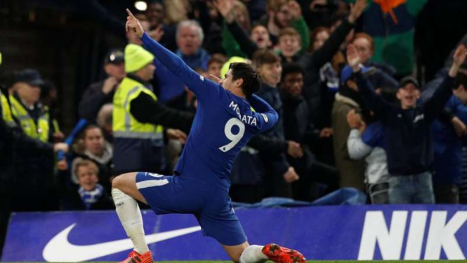 Penyerang Chelsea, Alvaro Morata
