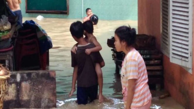 Banjir luapan sungai Deli 