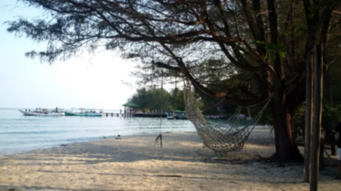 Lokasi snoekeling di laut Pulau Menjangan Kecil, Karimunjawa