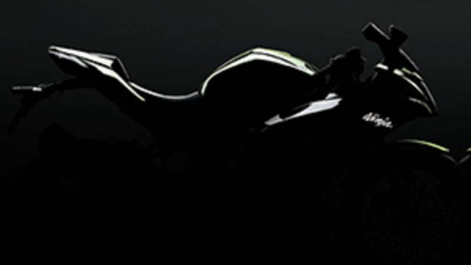 Teaser Kawasaki Ninja 125.