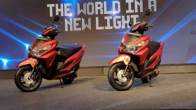 Honda Grazia di sela peluncuran di India.