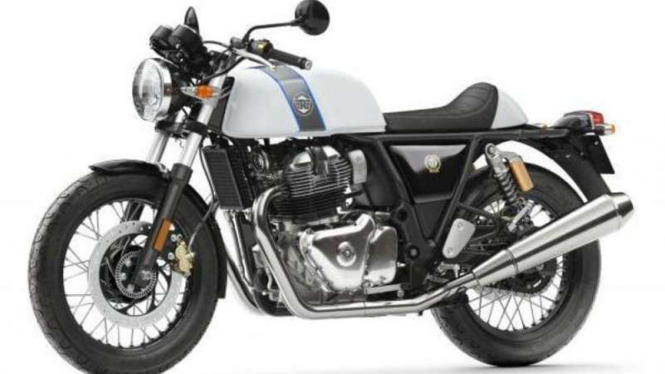 Royal Enfield bermesin dua silinder.