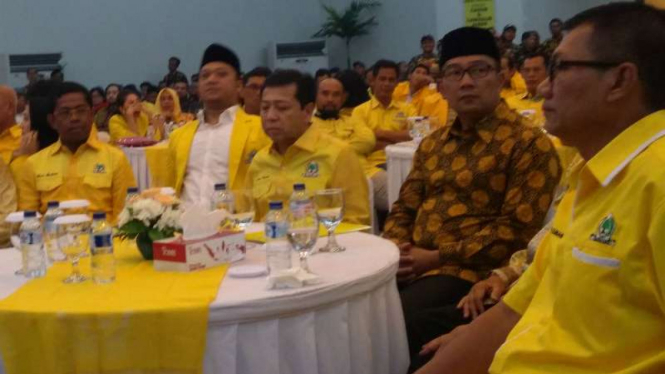 Ridwan Kamil saat berada di DPP Partai Golkar