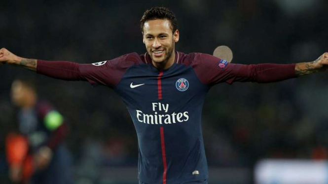 Penyerang Paris Saint-Germain (PSG), Neymar 