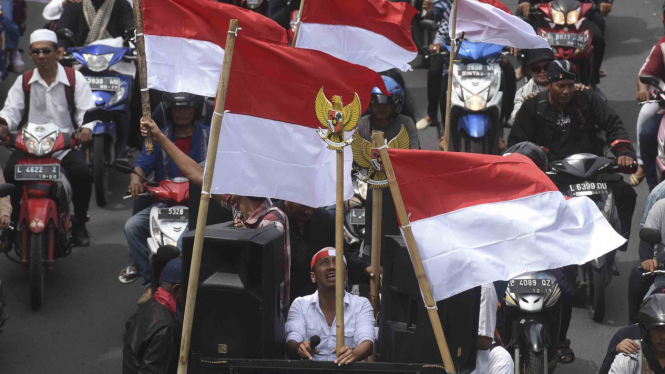 Kampanye kebangsaan Indonesia kesatuan bangsa (Foto ilustrasi).