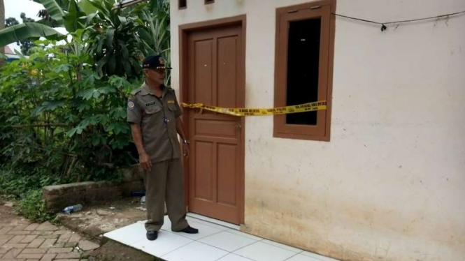 Rumah kontrakan di Kampung Sukamulya Tangerang yang menjadi sasaran persekusi warga lantaran menuduh ada aktivitas mesum, Selasa (13/11/2017)