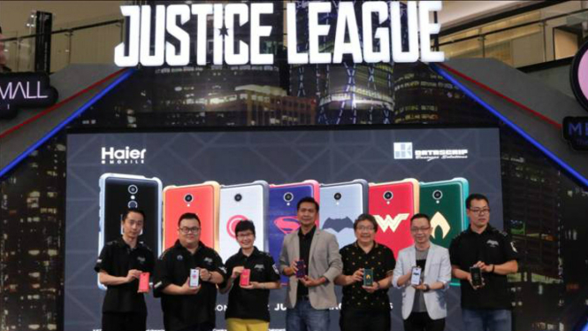 Peluncuran smartphone Haier edisi Justice League