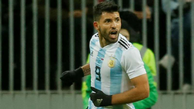 Striker Argentina, Sergio Aguero