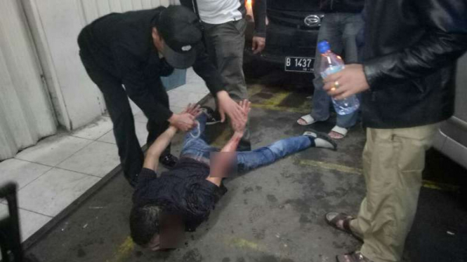 Pelaku pencurian minimarket ditangkap di Pondok Cabe, Pamulang, Tangerang.