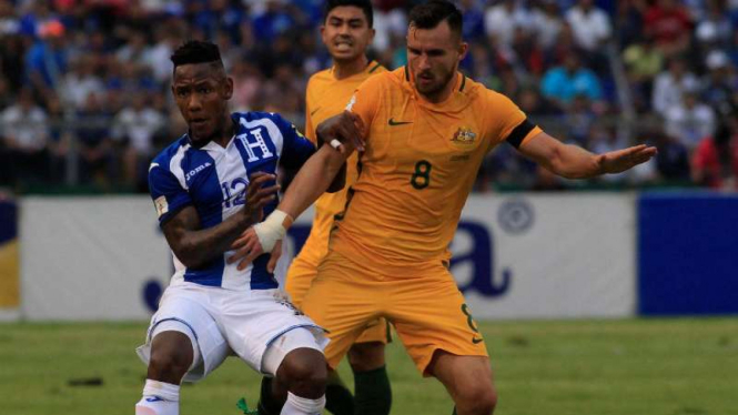 Australia saat menghadapi Honduras